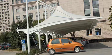 充電樁車棚膜結構